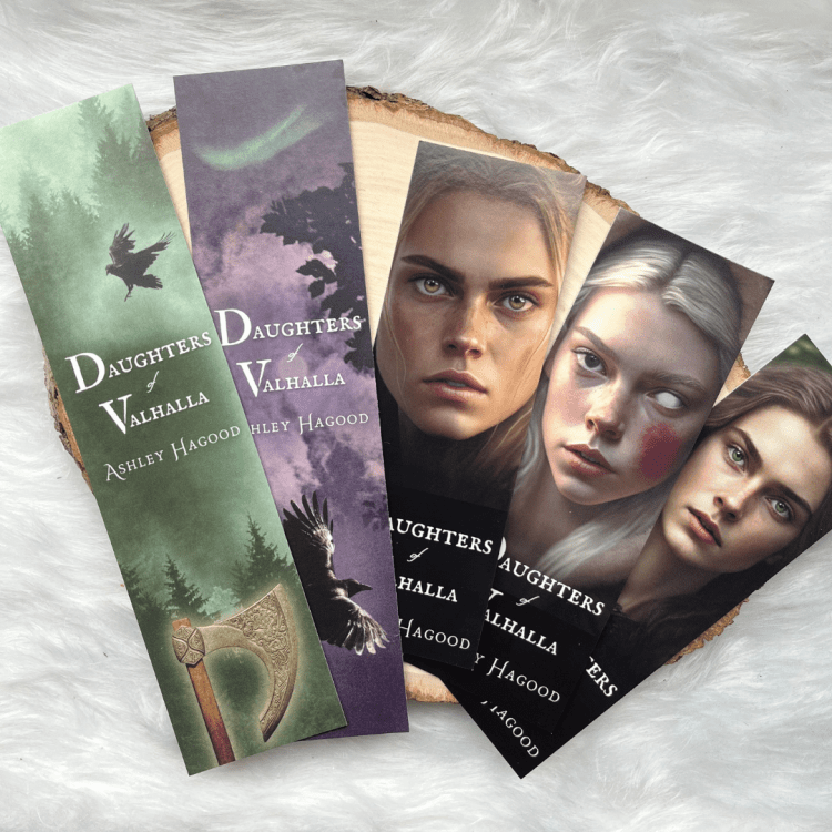Photo of the five bookmarks